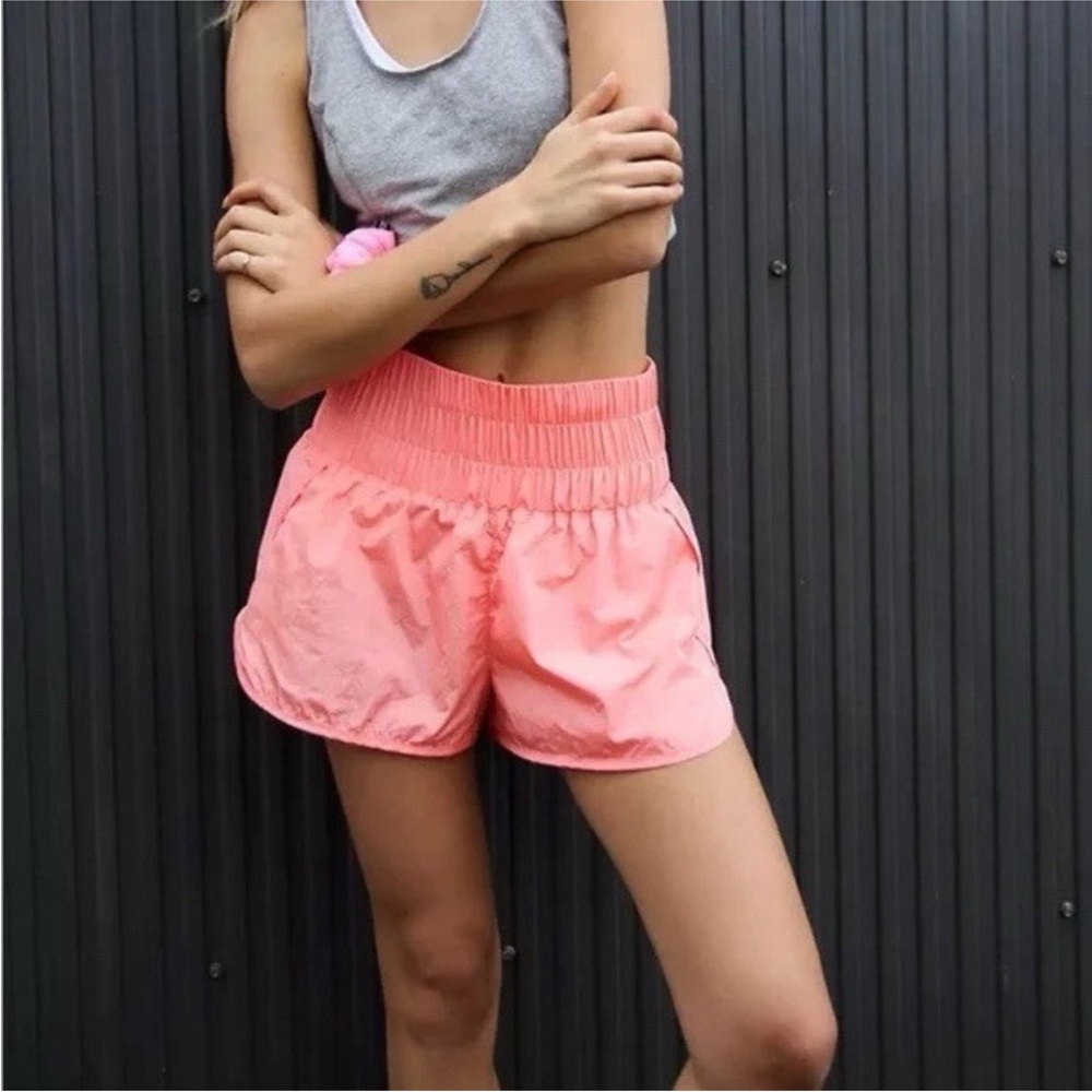 FP Movement by Free People The Way Home Coral Athletic Shorts